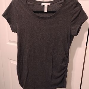 Maternity Charcoal Gray Women's Top